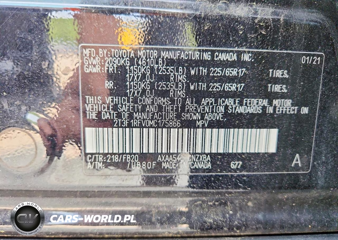 2021 Toyota Rav4 Le VIN:2T3F1RFV0MC175866 - 13