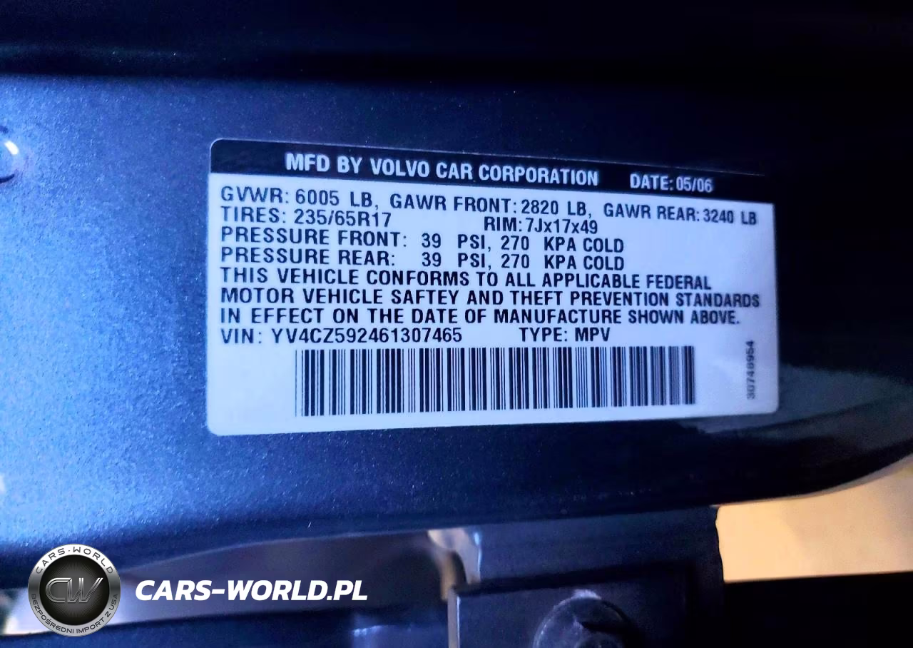 2006 Volvo Xc90 VIN:YV4CZ592461307465 - 13