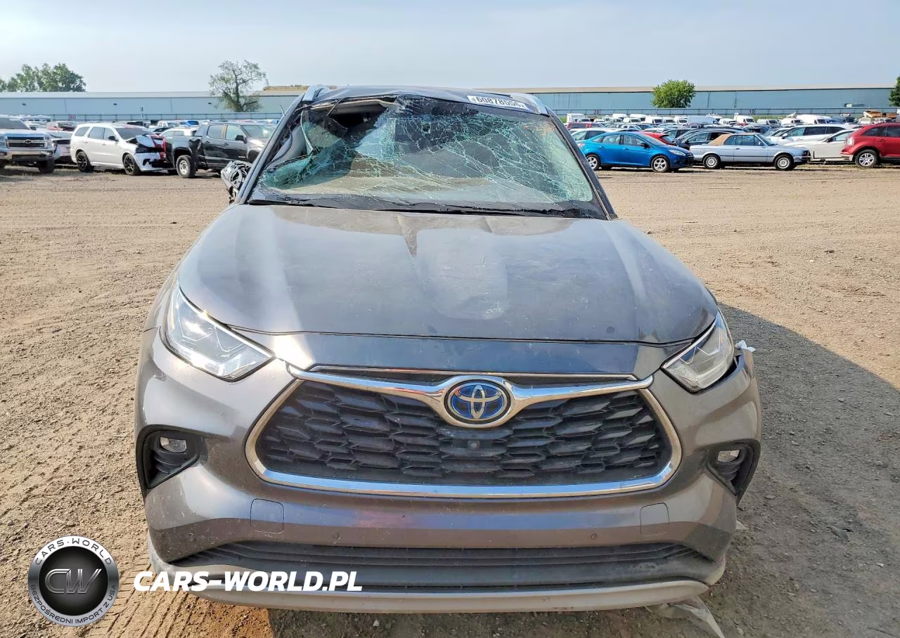 2021 Toyota Highlander Hybrid Platinum VIN:5TDEBRCH6MS031228 - 5