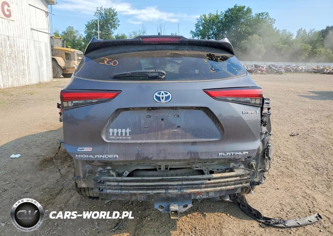 2021 Toyota Highlander Hybrid Platinum VIN:5TDEBRCH6MS031228 - 6
