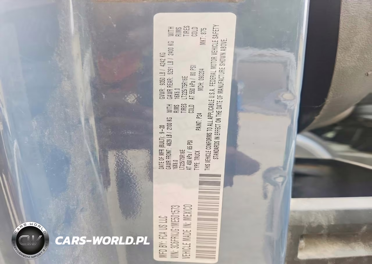 2021 Ram Promaster 3500 3500 High VIN:3C6FRVJG1ME501573 - 13