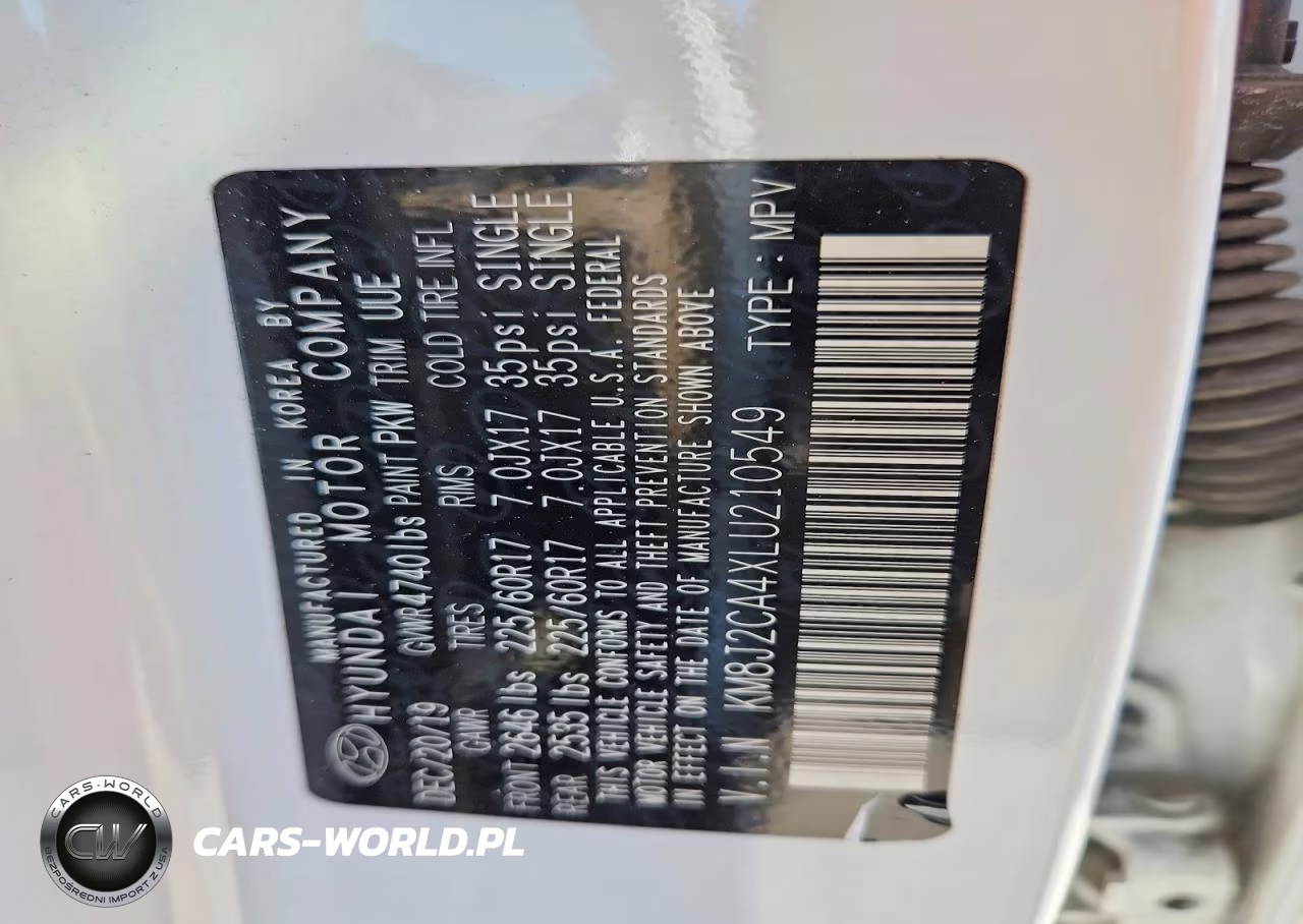 2020 Hyundai Tucson Se VIN:KM8J2CA4XLU210549 - 14
