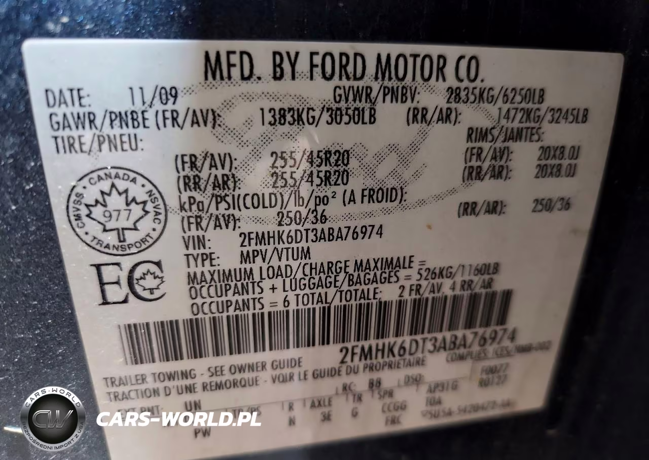 2010 Ford Flex Limited VIN:2FMHK6DT3ABA76974 - 13