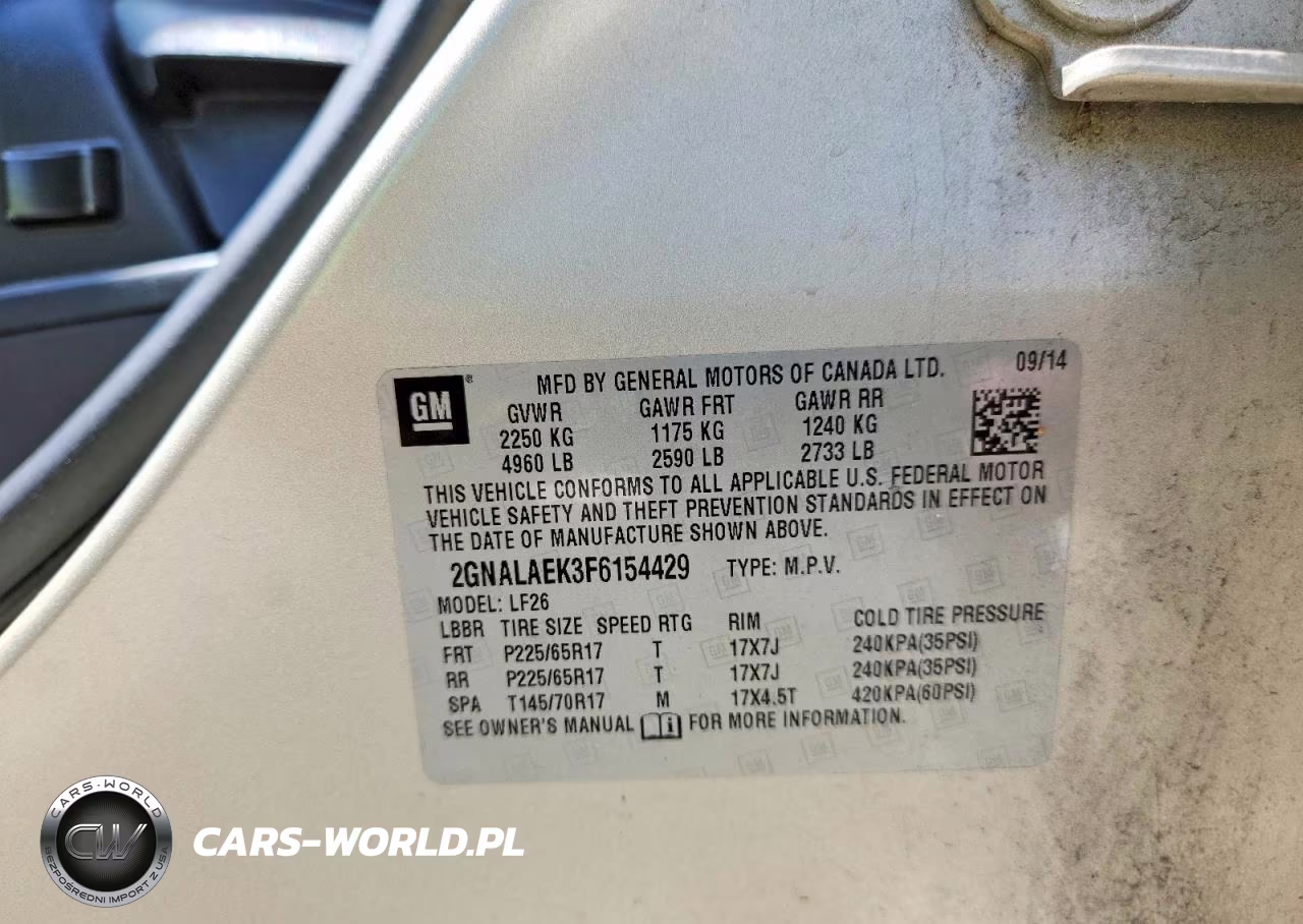 2015 Chevrolet Equinox Ls VIN:2GNALAEK3F6154429 - 13