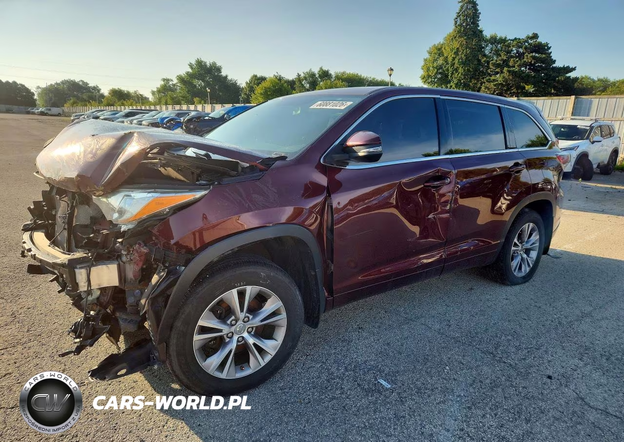 2014 Toyota Highlander Le Plus – zdjęcie 1 z 13