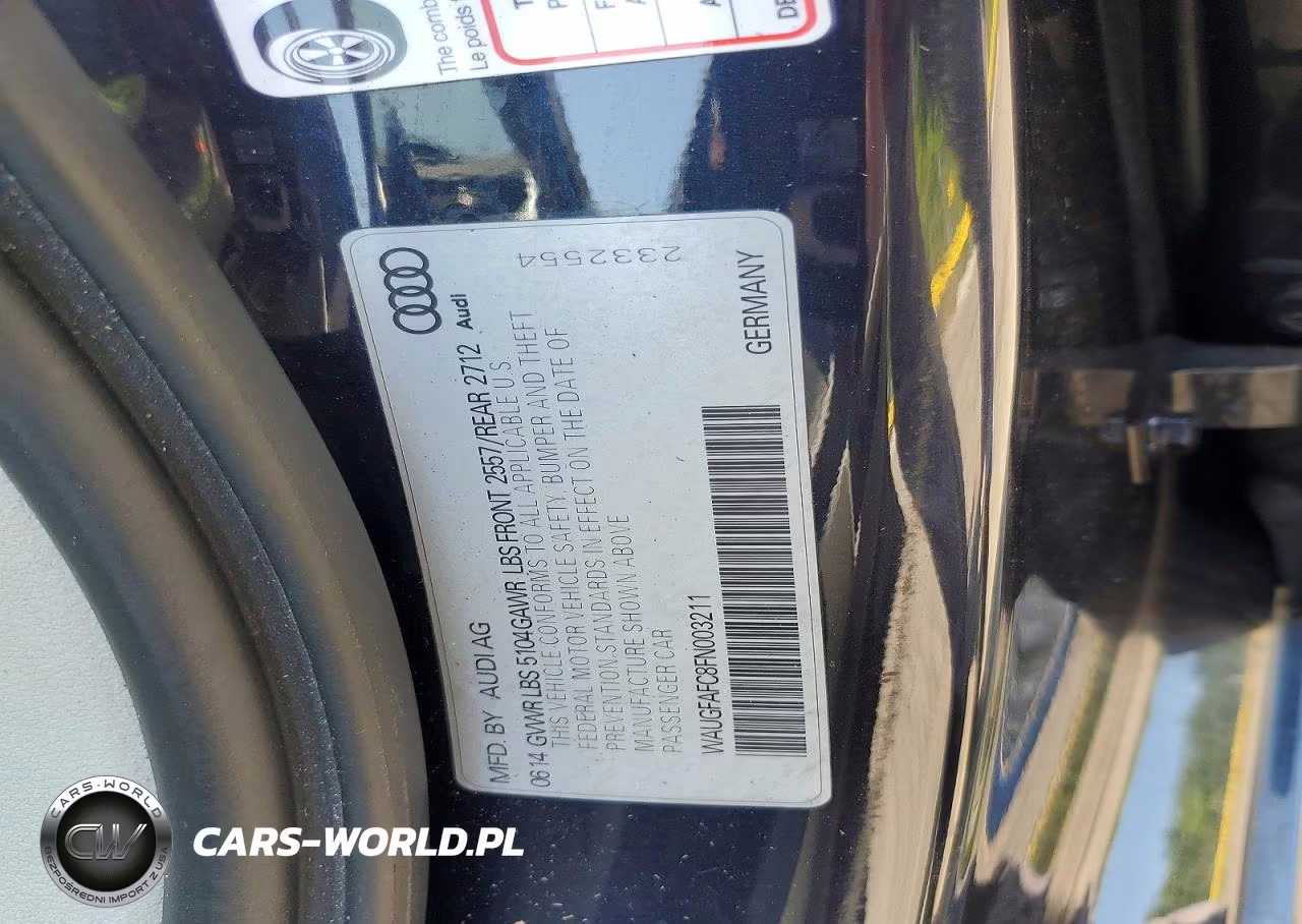 2015 Audi A6 Premium Plus VIN:WAUGFAFC8FN003211 - 12