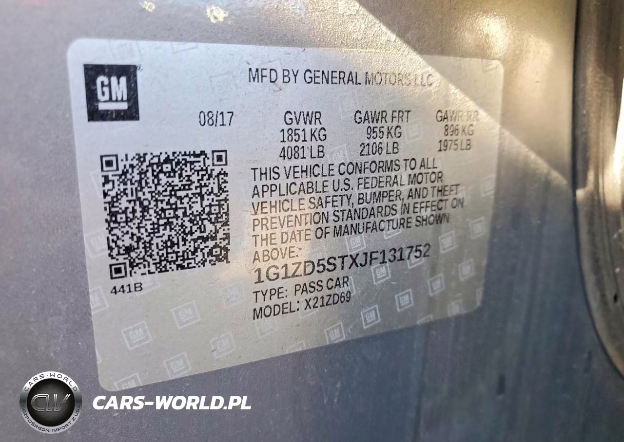 2018 Chevrolet Malibu Lt VIN:1G1ZD5STXJF131752 - 12