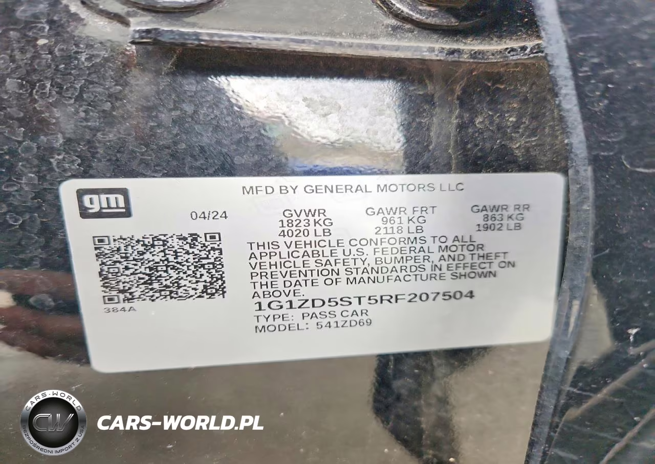 2024 Chevrolet Malibu Lt VIN:1G1ZD5ST5RF207504 - 12