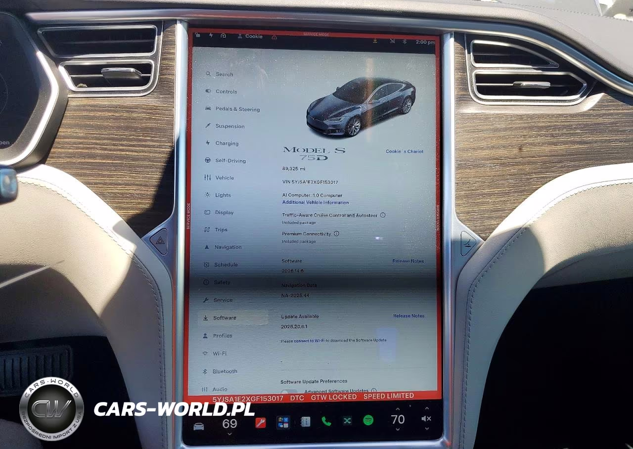 2016 Tesla Model S VIN:5YJSA1E2XGF153017 - 9
