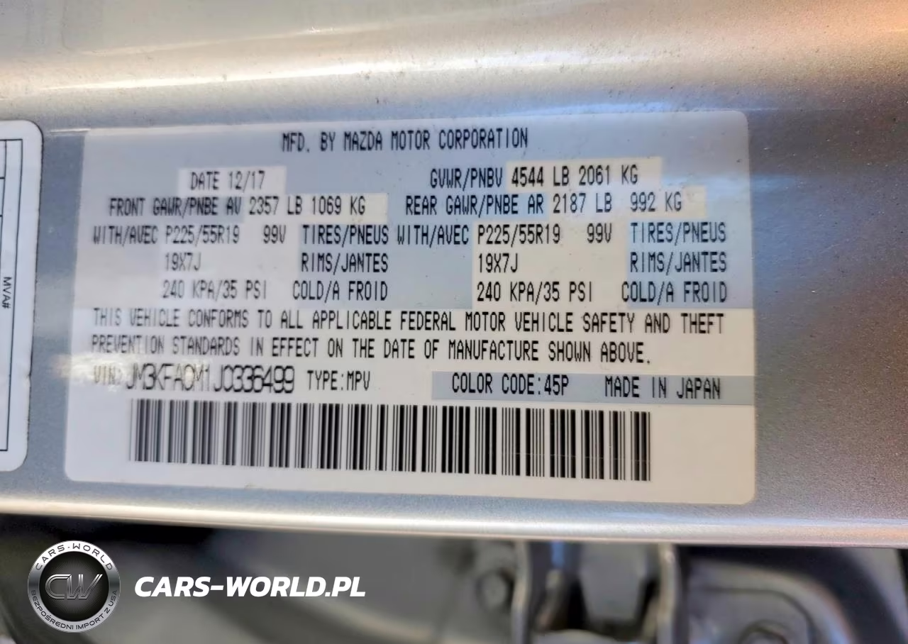 2018 Mazda Cx-5 Touring VIN:JM3KFACM1J0336499 - 13