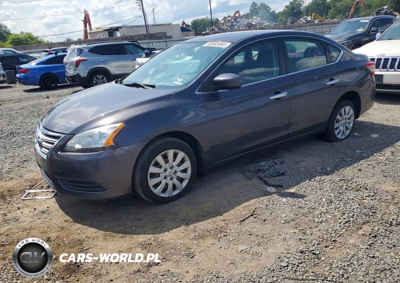 2014 Nissan Sentra Sv VIN:3N1AB7AP9EL654544 - 1