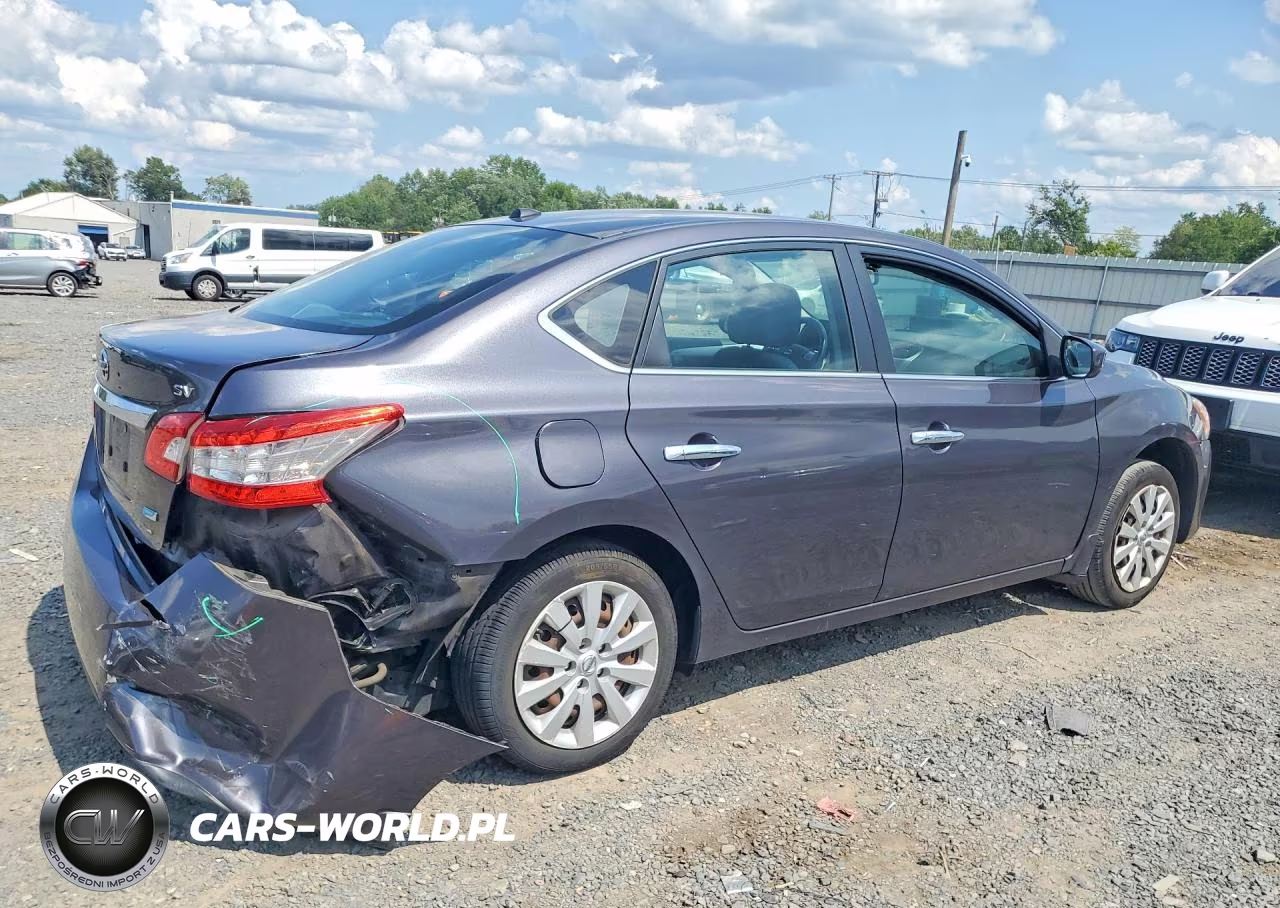 2014 Nissan Sentra Sv VIN:3N1AB7AP9EL654544 - 3