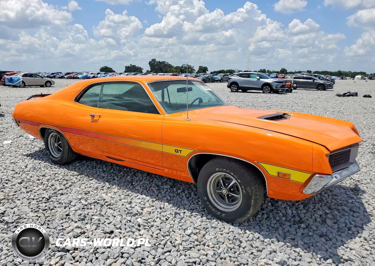 1971 FORD TORINO VIN:1A25F245157 - 4