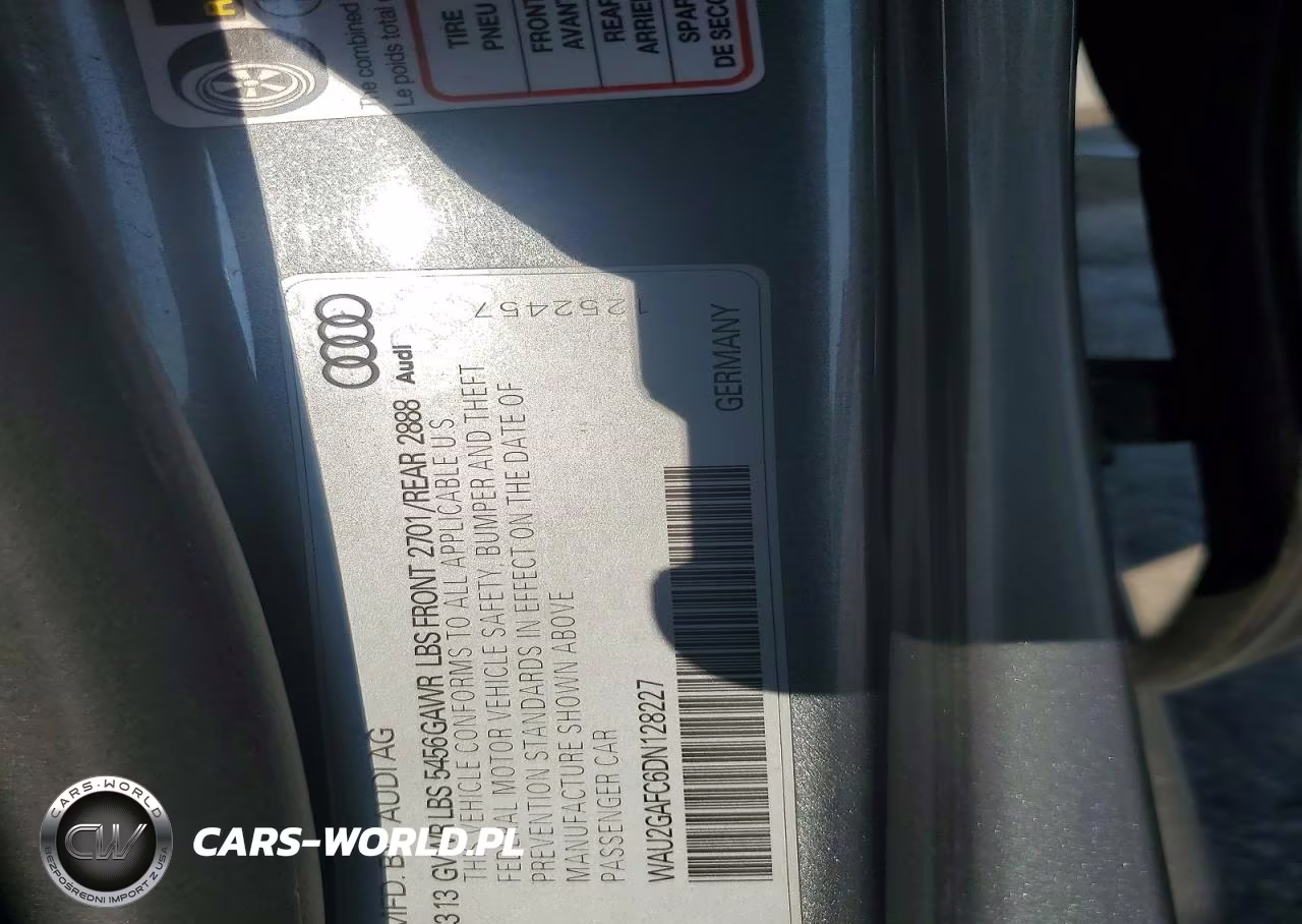 2013 Audi A7 Prestige VIN:WAU2GAFC6DN128227 - 12