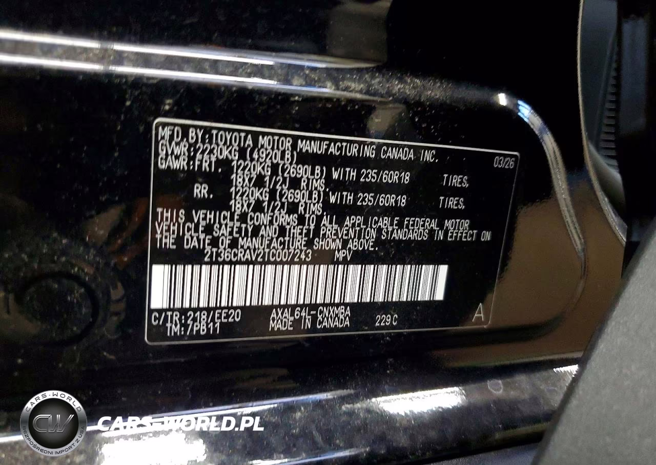 2026 Toyota Rav4 Xle Premium VIN:2T36CRAV2TC007243 - 13
