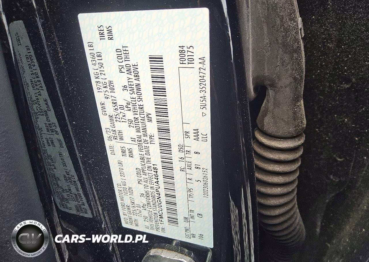 2023 Ford Escape Active VIN:1FMCU0GN4PUA46481 - 13