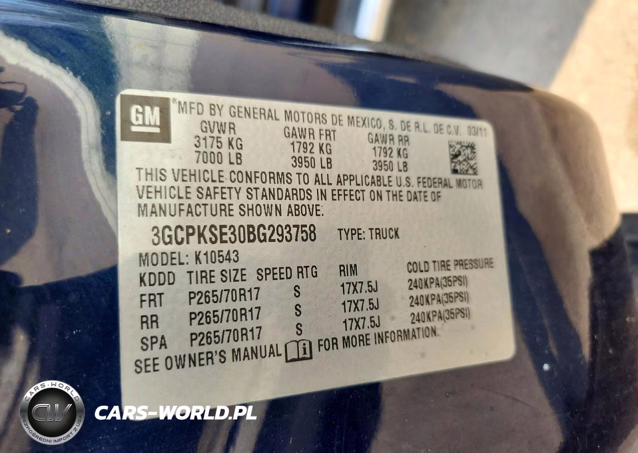 2011 Chevrolet Silverado 1500 Lt Ex VIN:3GCPKSE30BG293758 - 12