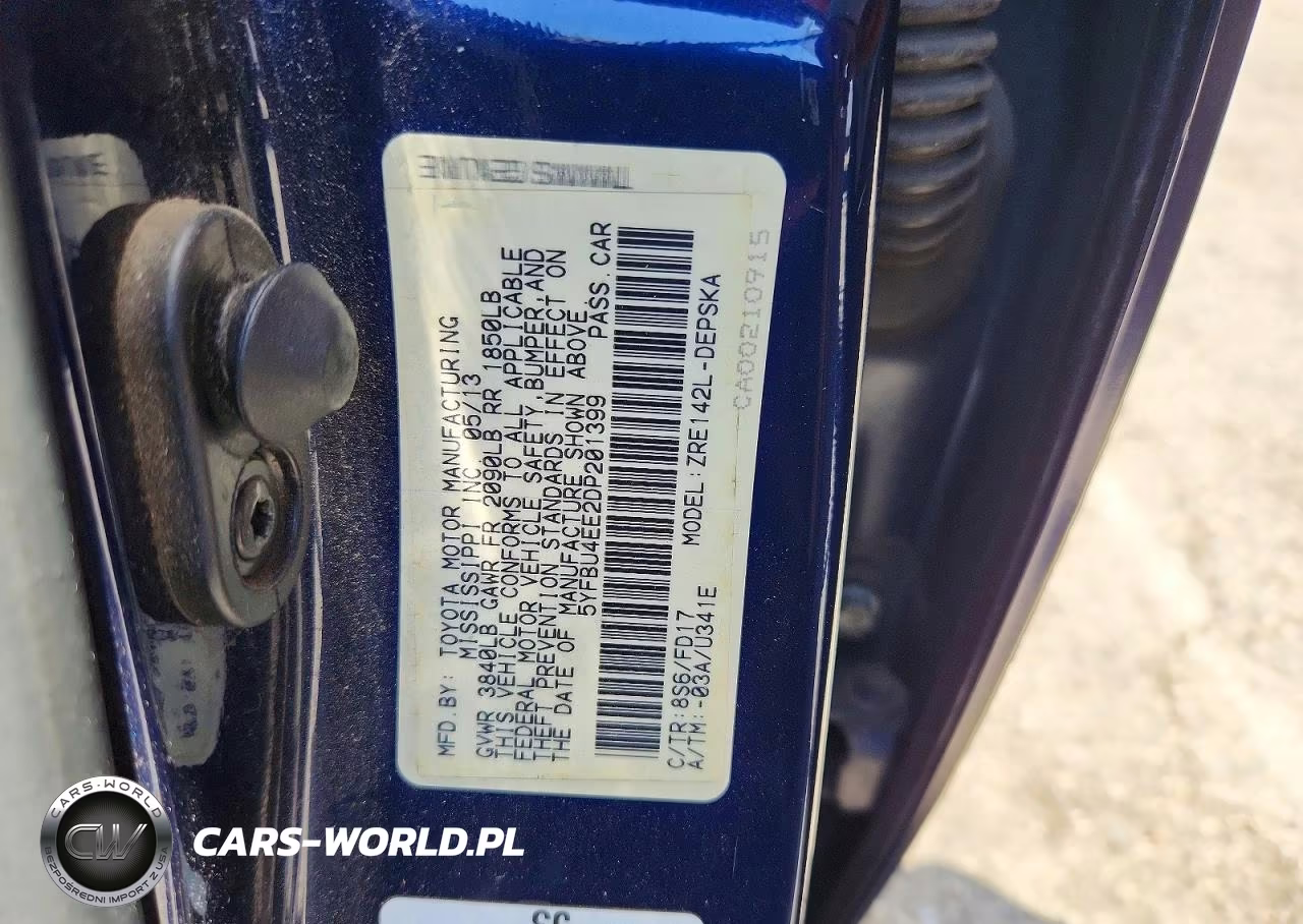 2013 Toyota Corolla Base VIN:5YFBU4EE2DP201399 - 12