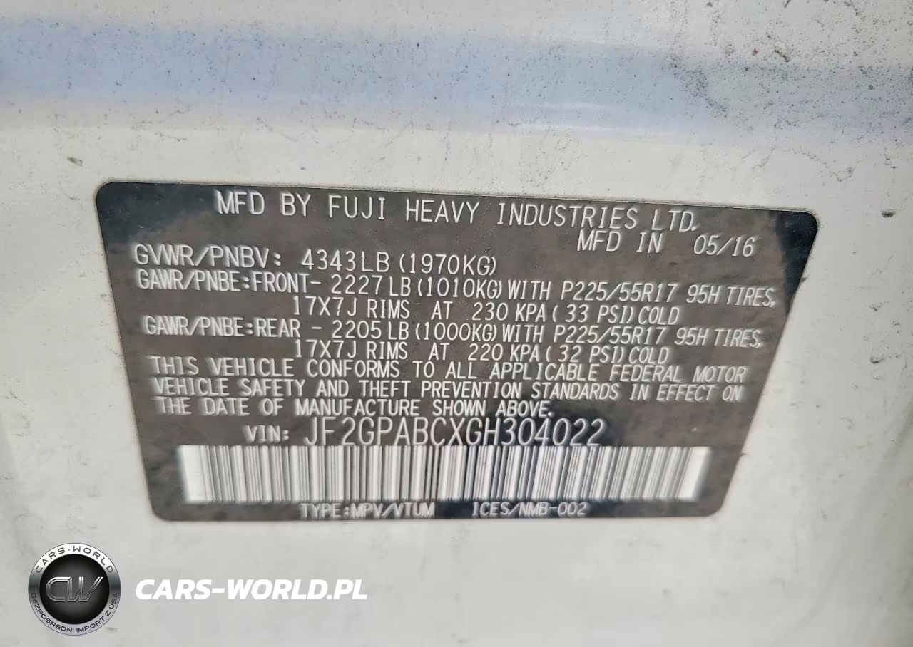 2016 Subaru Crosstrek Premium VIN:JF2GPABCXGH304022 - 12