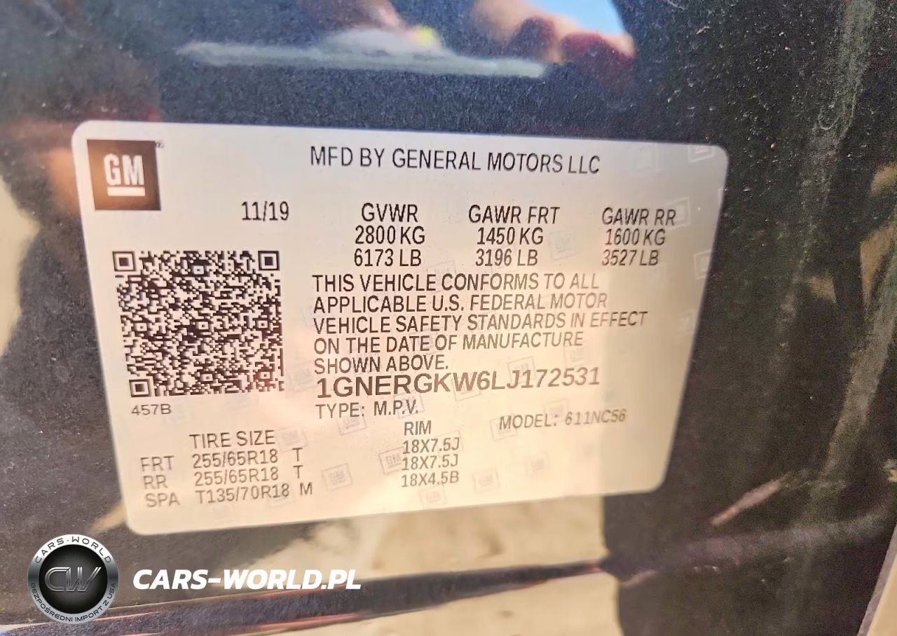 2020 Chevrolet Traverse Lt VIN:1GNERGKW6LJ172531 - 13
