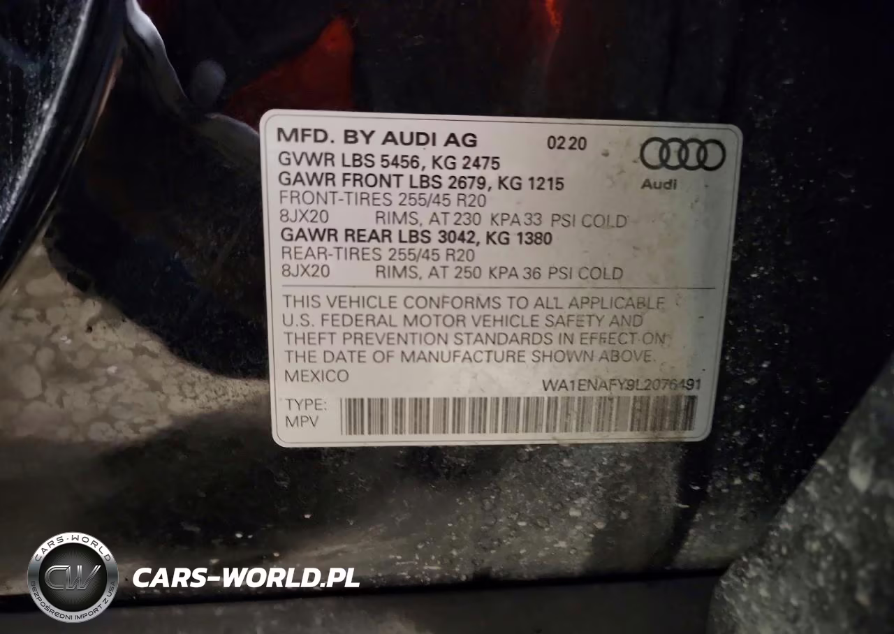 2020 Audi Q5 Titanium Premium Plus VIN:WA1ENAFY9L2076491 - 13
