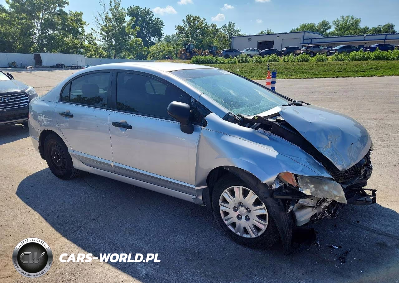 2009 Honda Civic Vp VIN:2HGFA16329H327184 - 4
