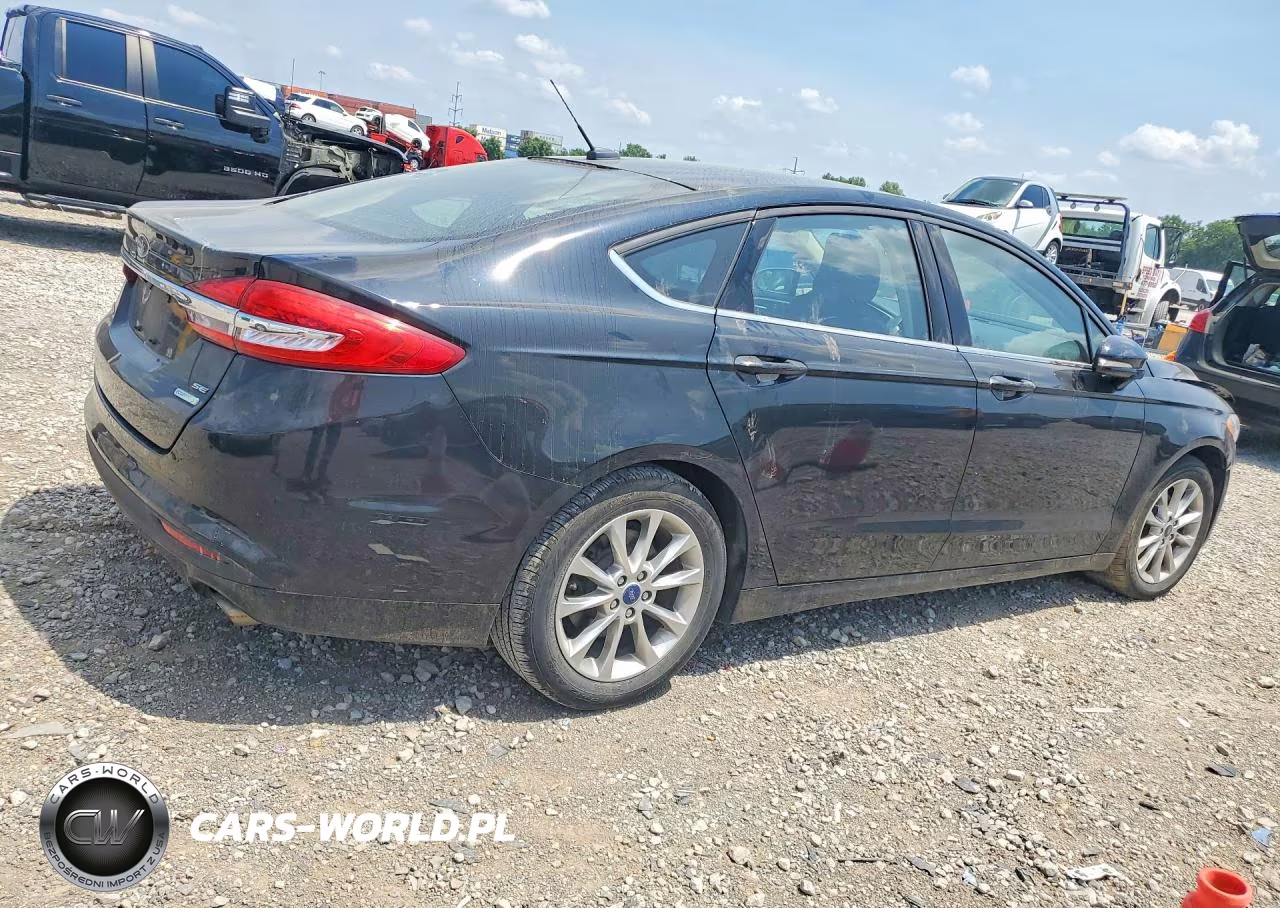 2017 Ford Fusion Se VIN:3FA6P0HD4HR174412 - 3