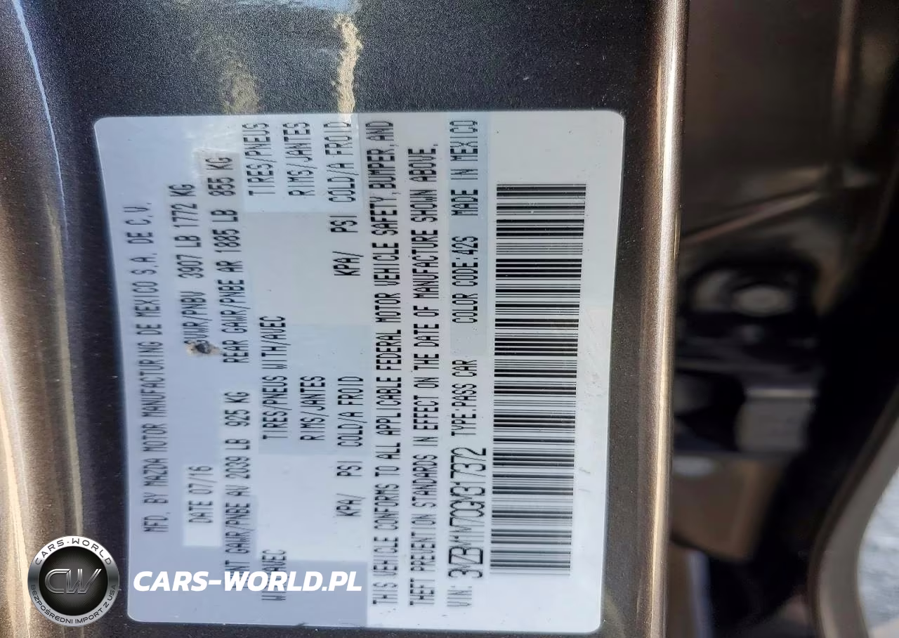 2016 Mazda 3 Touring VIN:3MZBM1M70GM317372 - 12