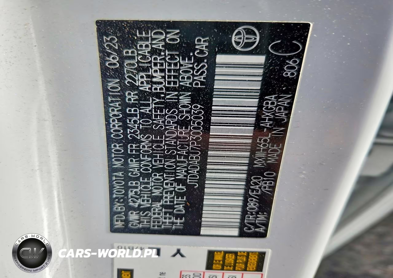 2023 Toyota Prius Xle VIN:JTDADABU7P3005039 - 13