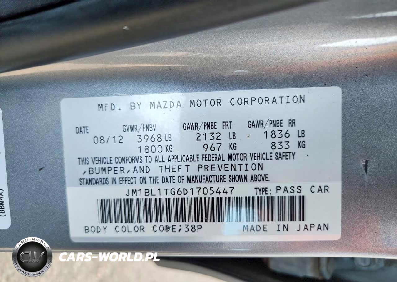2013 Mazda 3 I VIN:JM1BL1TG6D1705447 - 12
