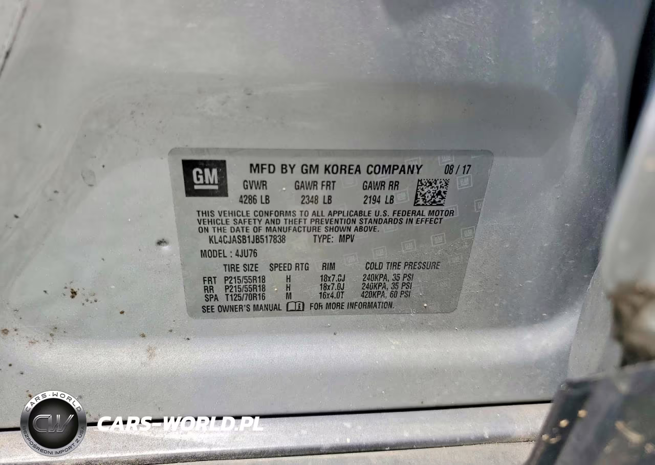 2018 Buick Encore Preferred VIN:KL4CJASB1JB517838 - 13