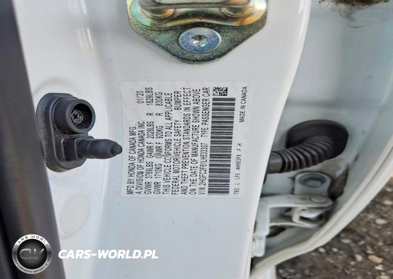 2020 Honda Civic Lx VIN:2HGFC2F61JH533307 - 13