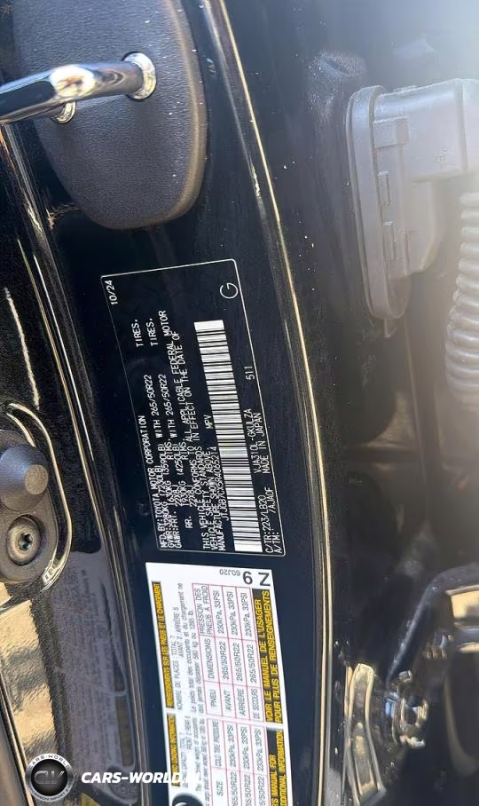 2024 Lexus Lx 600 Luxury VIN:JTJGB7CX5R4065214 - 10