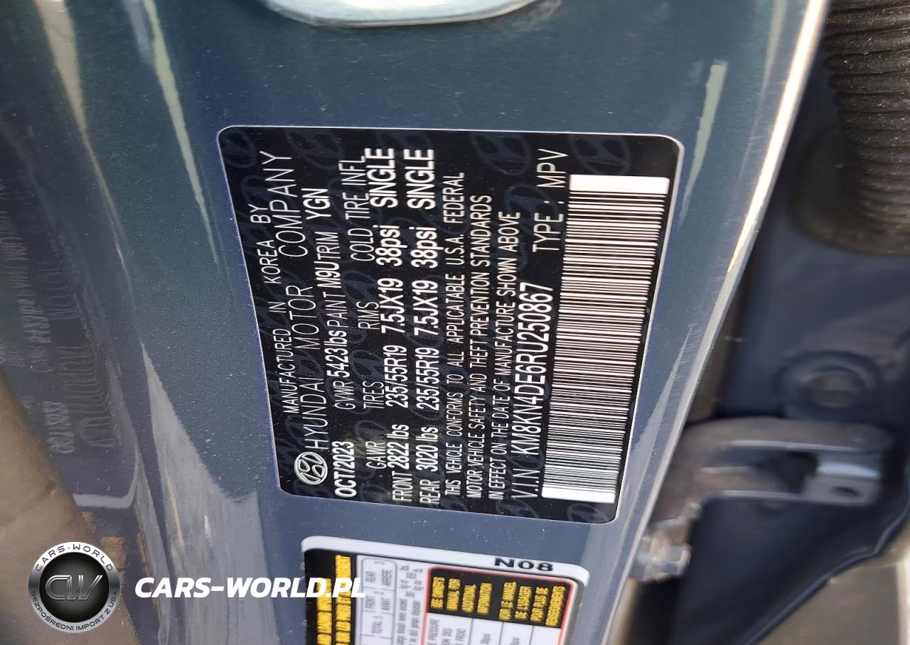 2024 Hyundai Ioniq 5 Sel VIN:KM8KN4DE6RU250867 - 12