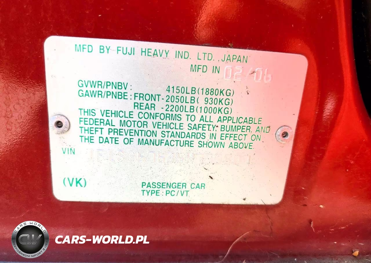 2006 Subaru Forester 2.5X Ll Bean VIN:JF1SG67636H755807 - 12