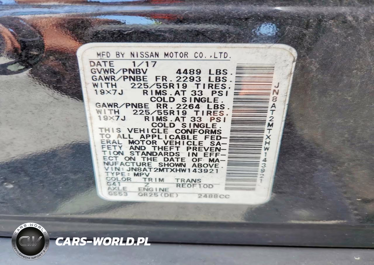 2017 Nissan Rogue Sl VIN:JN8AT2MTXHW143921 - 13