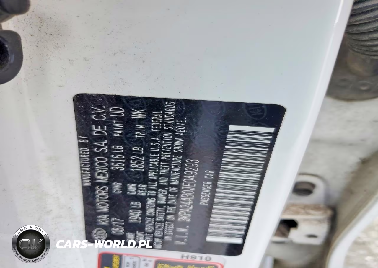 2018 Kia Rio Lx VIN:3KPA24AB0JE049293 - 12