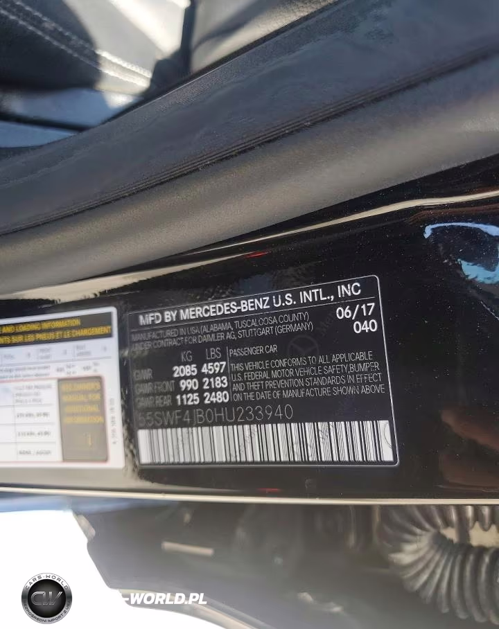 2017 Mercedes-Benz C 300 VIN:55SWF4JB0HU233940 - 12