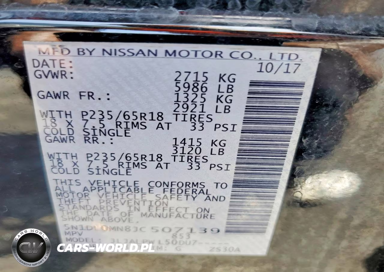 2018 Infiniti Qx60 Base VIN:5N1DL0MN8JC507139 - 13