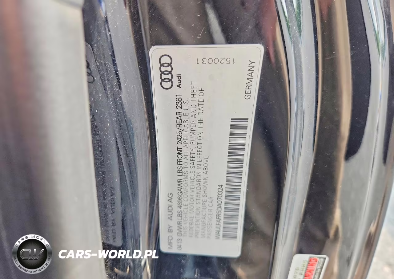 2013 Audi A5 Premium Plus VIN:WAULFAFR5DA070324 - 12