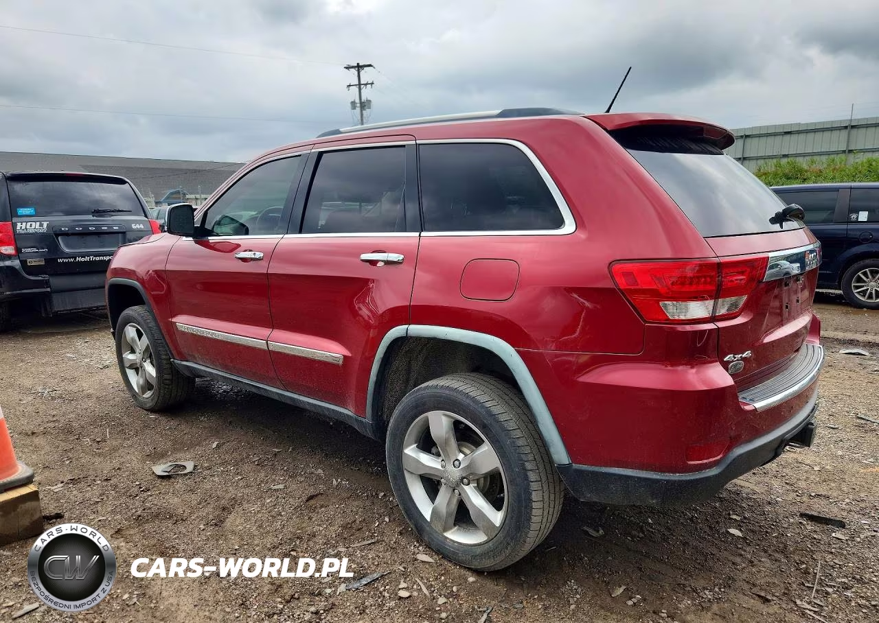 2011 Jeep Grand Cherokee Overland VIN:1J4RR6GG9BC643347 - 2