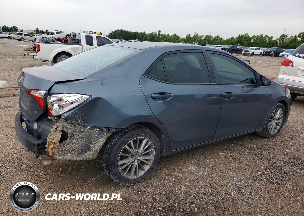 2015 Toyota Corolla Le Plus VIN:5YFBURHE7FP249783 - 3