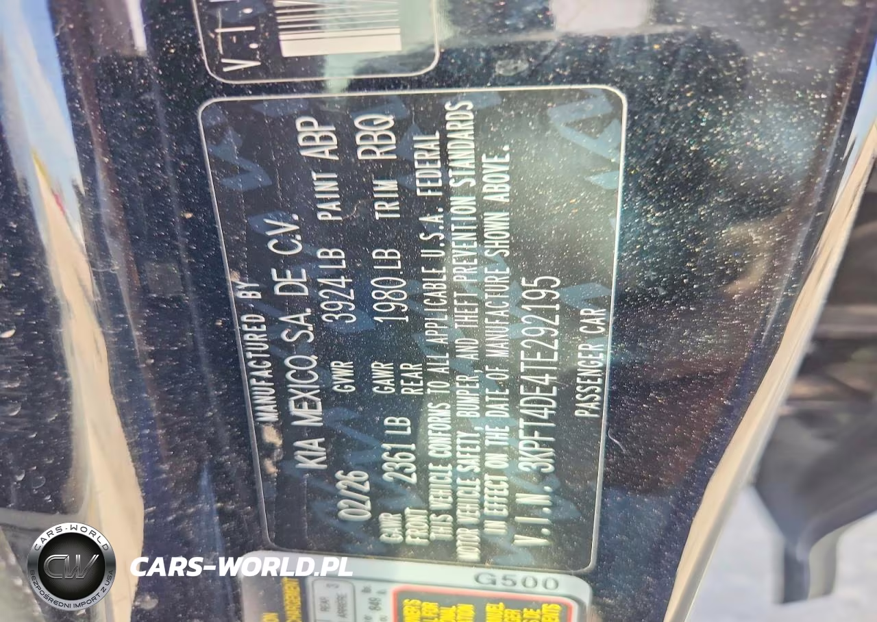 2026 Kia K4 VIN:3KPFT4DE4TE292195 - 13