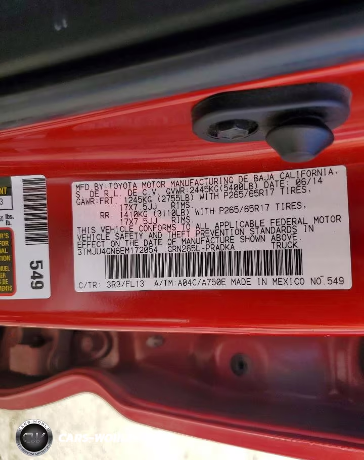 2014 Toyota Tacoma Prerunner V6 VIN:3TMJU4GN6EM172054 - 12