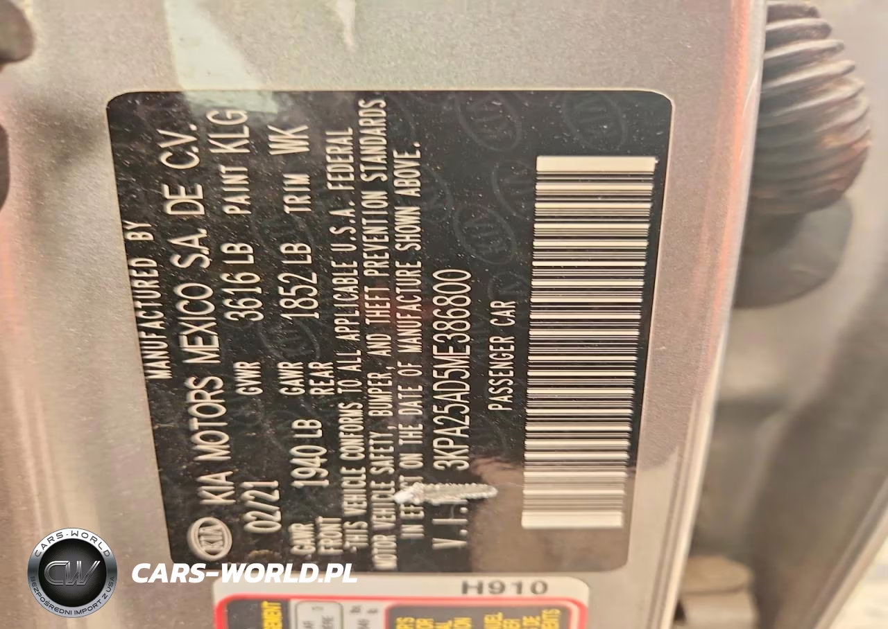 2021 Kia Rio S VIN:3KPA25AD5ME386800 - 12