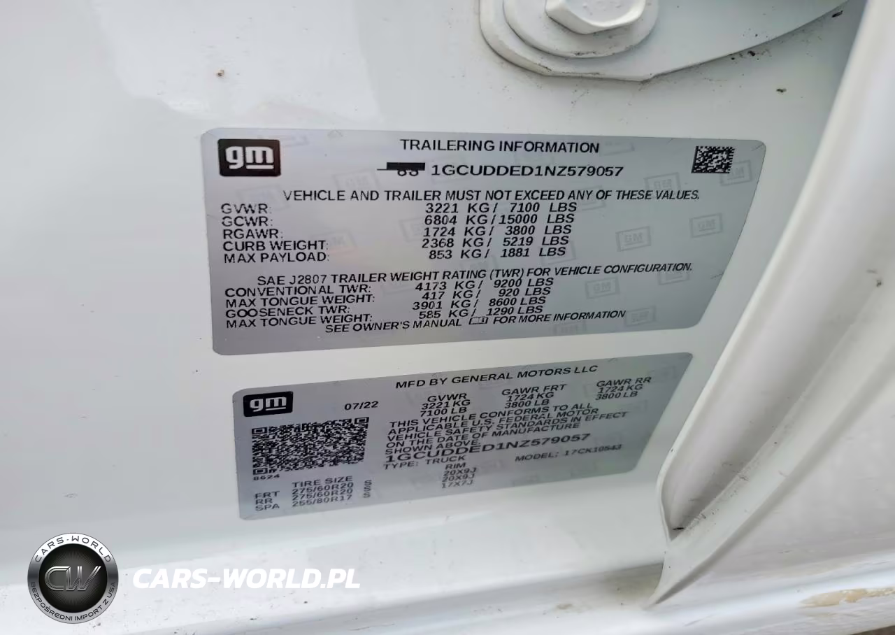 2022 Chevrolet Silverado K1500 Lt VIN:1GCUDDED1NZ579057 - 12