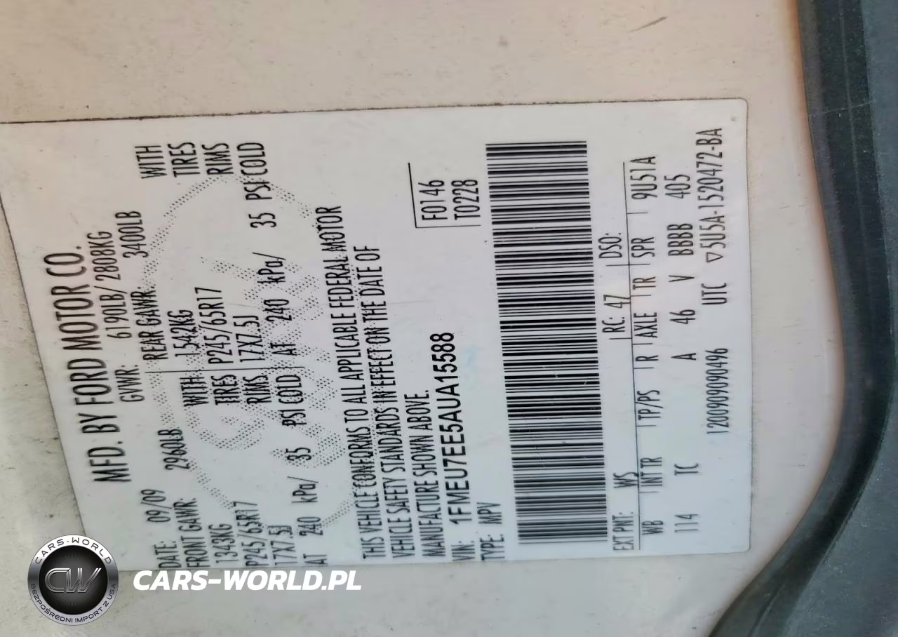 2010 Ford Explorer Eddie Bauer VIN:1FMEU7EE5AUA15588 - 13