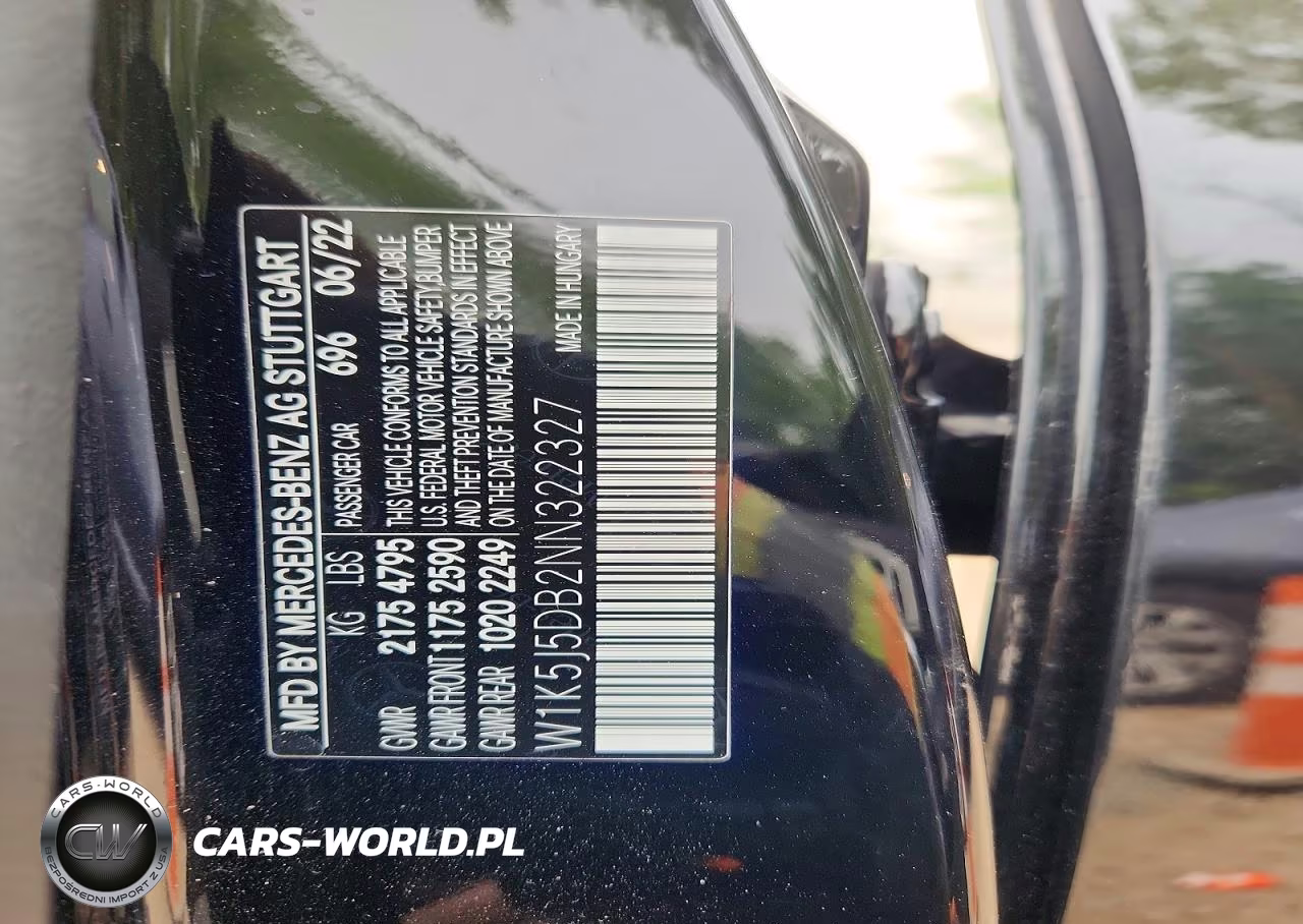 2022 Mercedes-Benz Cla 45 Amg VIN:W1K5J5DB2NN322327 - 12