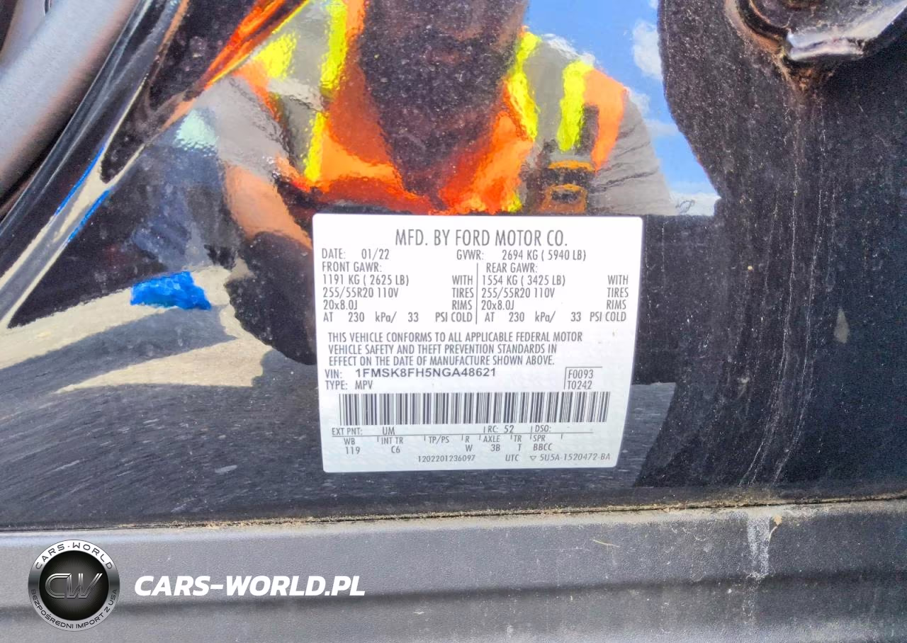 2022 Ford Explorer Limited VIN:1FMSK8FH5NGA48621 - 14