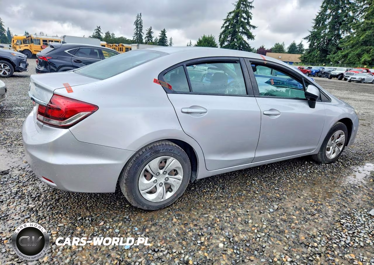 2013 Honda Civic Lx VIN:19XFB2F55DE286685 - 3